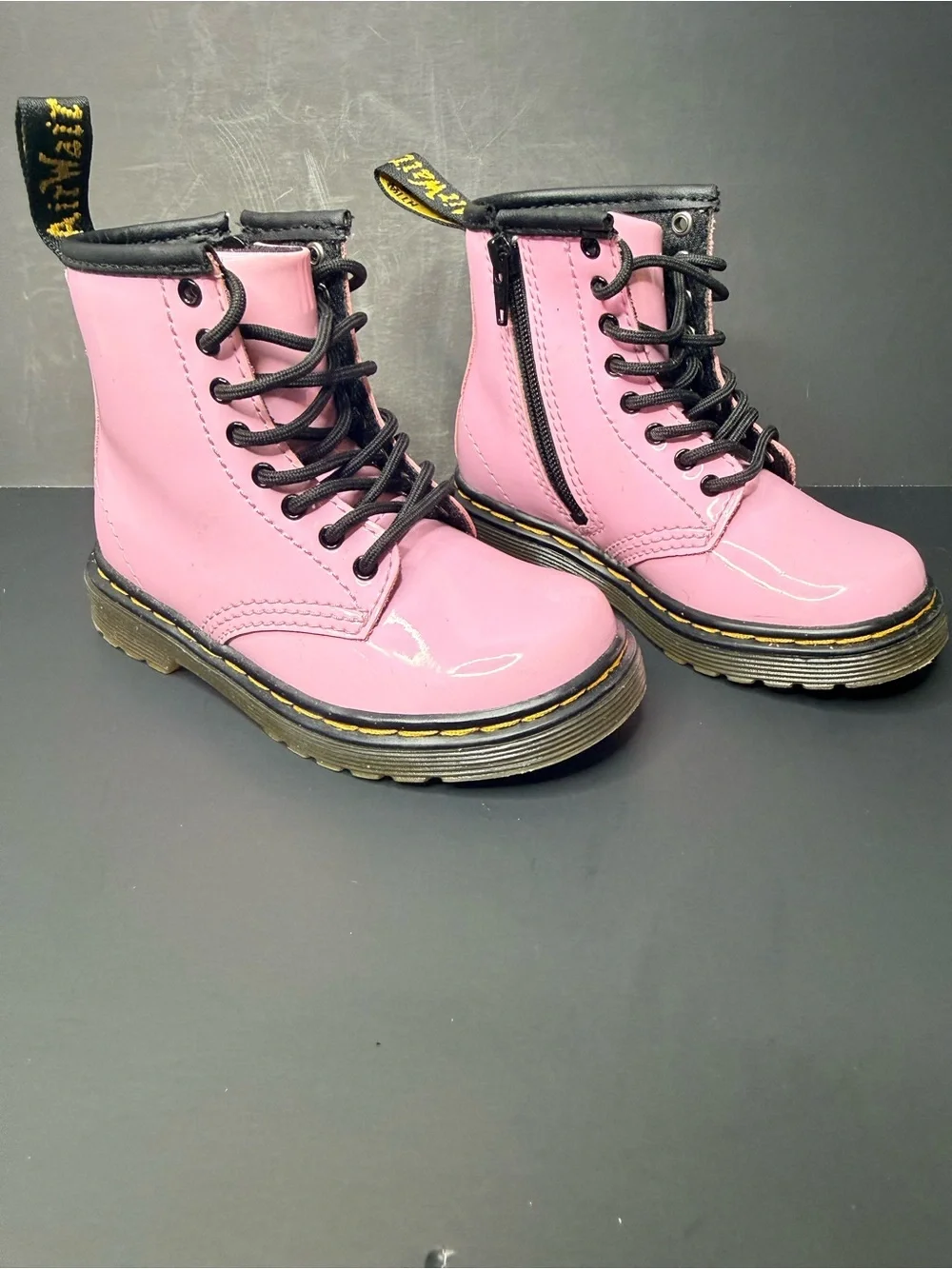 Dr. Martens 1460 T Kids Pink Patent Boots – US 7 / UK 6 / EU 23